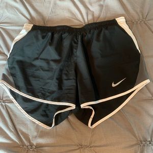 Black Nike athletic shorts